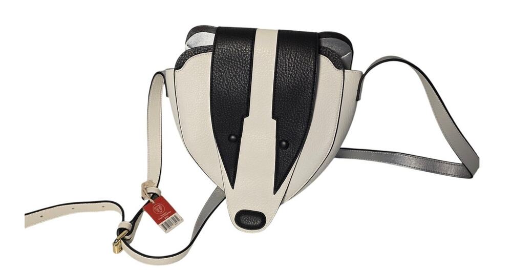 NWT Briggs Badger Crossbody Bag Animal Kawaii Novelty Purse Vegan Leather